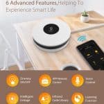 ANUEVE Smart IR Remote Control Compatible with Alexa and Google Assistant Work with Smart Life APP of Tuya Solution