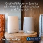 Netgear NG-RBK50V-100EUS RBK50V-100EUS Orbi Mesh Wi-Fi System with Orbi Voice Wi-Fi Satellite, Smart Speaker, Amazon Alexa Built-In, White